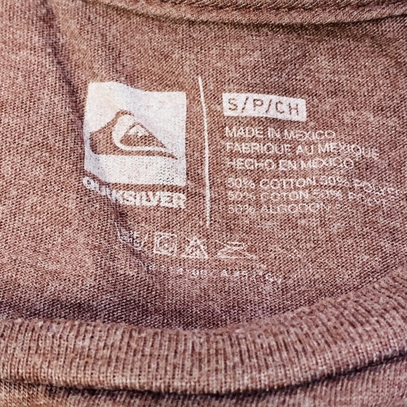 Lot of 2 Quicksilver Men's T-Shirts Size Small - Picture 10 of 10